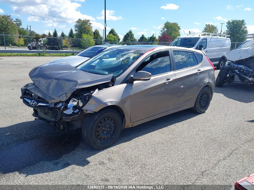 2012 Hyundai Accent, Ходова, IAAI, VIN KMHCU5AE1CU049905 — фото 2