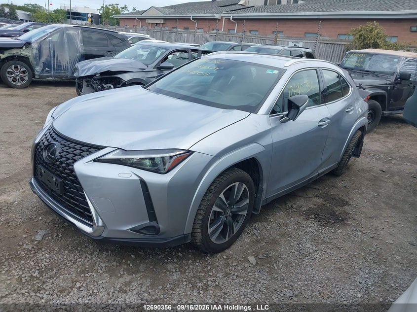 2023 Lexus Ux 250H, Rear, IAAI, VIN JTHP9JBHXP2066629 — photo 2