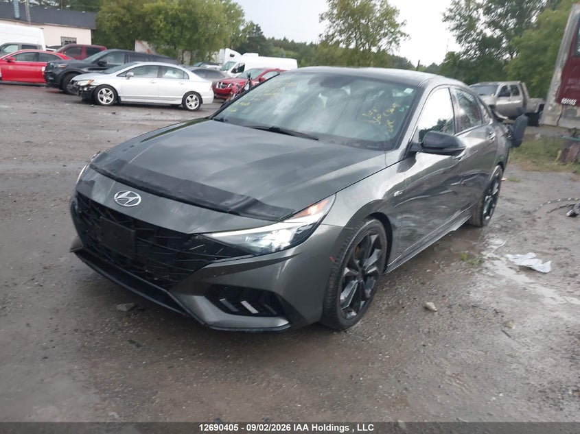 Vin: kmhlr4af1mu111681, lot: 3095191, hyundai elantra 20212
