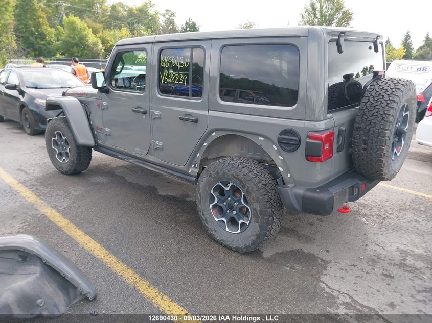 Vin: 1c4hjxfn2pw628239, lot: 3095221, jeep wrangler rubicon 20233