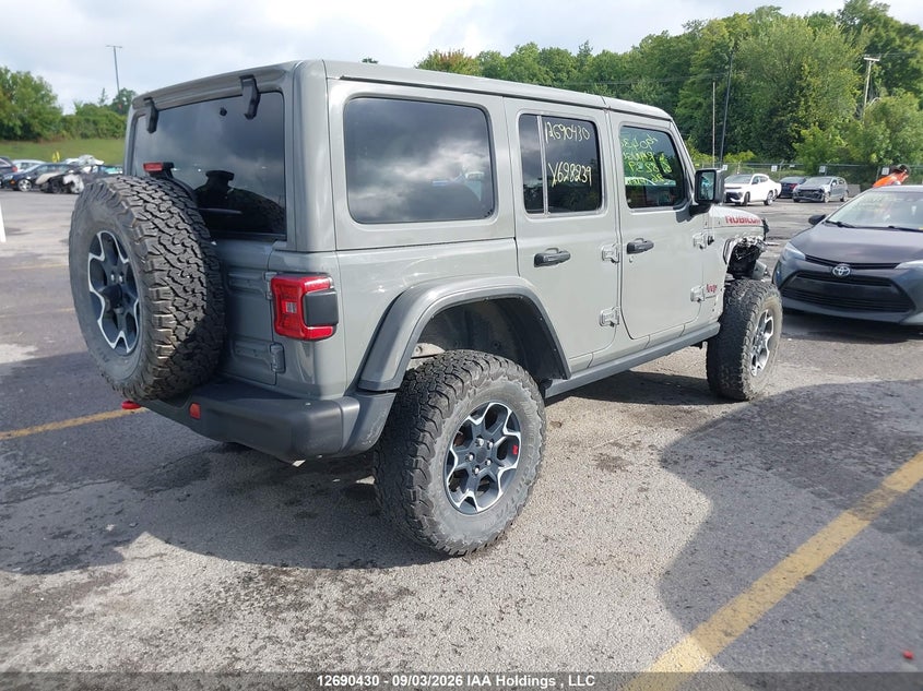Vin: 1c4hjxfn2pw628239, lot: 3095221, jeep wrangler rubicon 20234