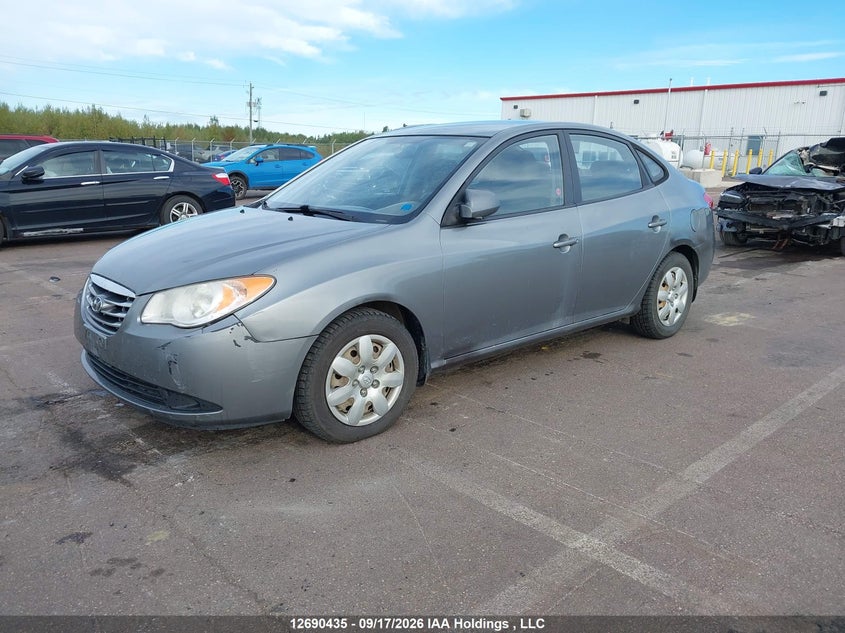 2010 Hyundai Elantra Blue/Gls/Se, Правый бок, IAAI, VIN KMHDU4BD8AU150005 — фото 2