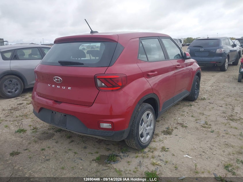 Vin: kmhrb8a37pu228083, lot: 3095247, hyundai venue essential 20234