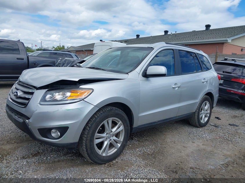 2012 Hyundai Santa Fe Gls, Front, IAAI, VIN 5XYZGDAG9CG147230 — photo 2