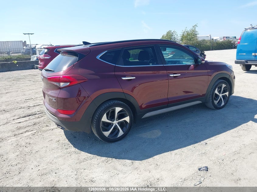 Vin: km8j3ca22hu506393, lot: 3095311, hyundai tucson limited/sport and eco/se 20174