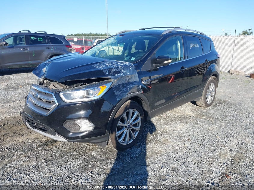 2017 Ford Escape, Удар спереди, IAAI, VIN 1FMCU9J98HUD60829 — фото 2