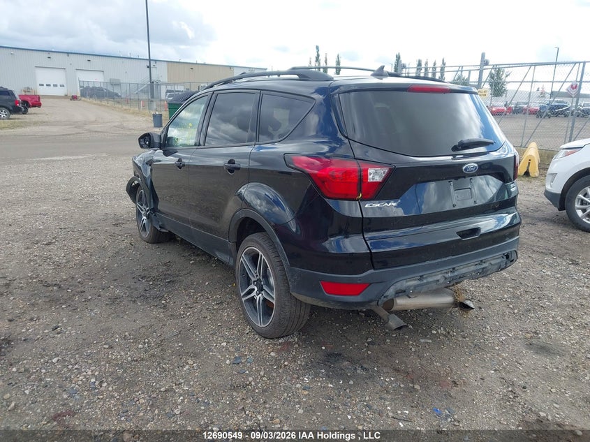 Vin: 1fmcu9hd6kua27496, lot: 3095357, ford escape sel 20193