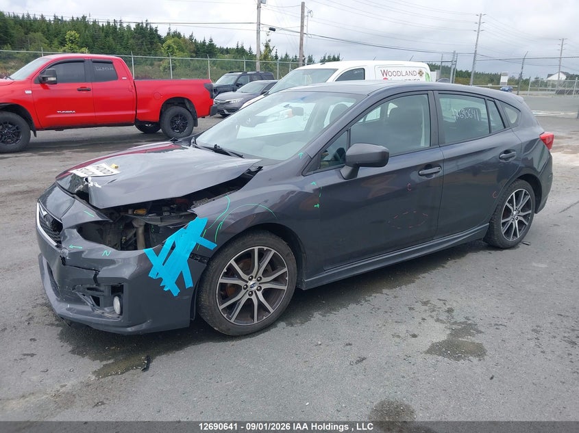 2019 Subaru Impreza, Удар спереди, IAAI, VIN 4S3GTAE64K3757400 — фото 2