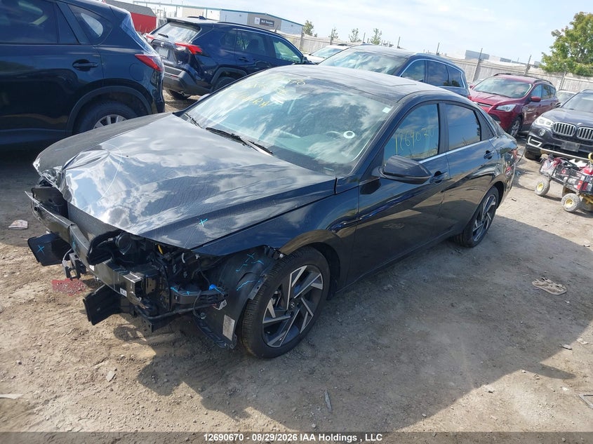 Vin: kmhln4dg9su886274, lot: 3095484, hyundai elantra 20252