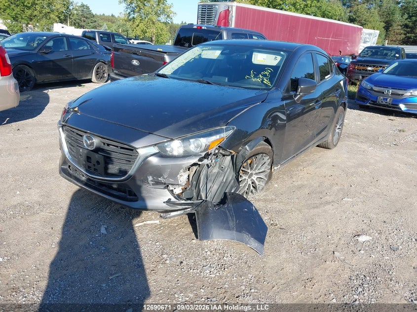 Vin: jm1bn1v73j1187686, lot: 3095485, mazda 3 20182