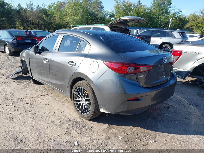 Vin: jm1bn1v73j1187686, lot: 3095485, mazda 3 20183
