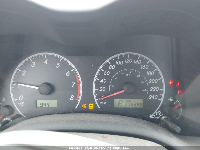 2010 TOYOTA COROLLA SEDAN 1.8L I-4 DOHC, VVT, REGULAR , 132HP