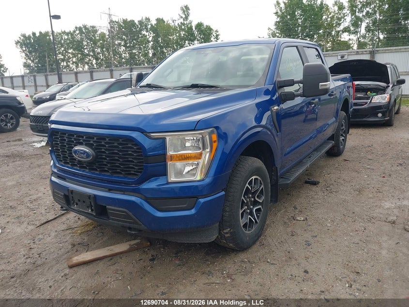 2022 Ford F-150, Удар ззаду, IAAI, VIN 1FTEW1EP2NKF22771 — фото 2