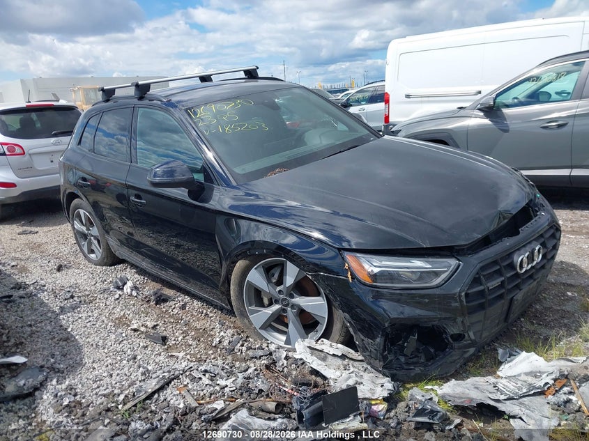 2023 Audi Q5 Premium 40, Удар спереди, IAAI, VIN WA1ABAFY1P2185203