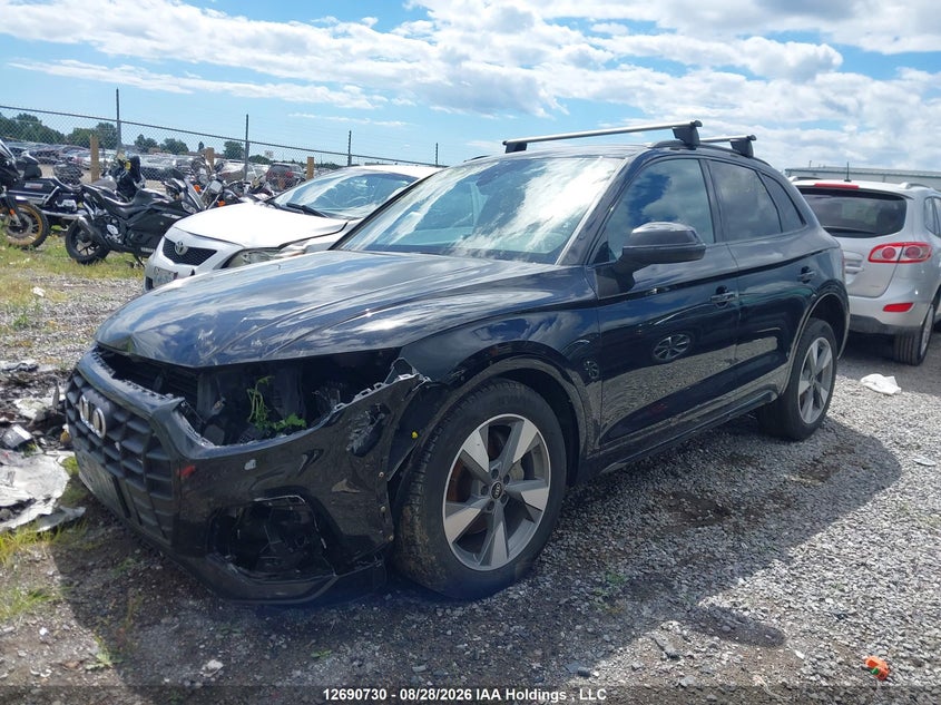 2023 Audi Q5, Front, IAAI, VIN WA1ABAFY1P2185203 — photo 2