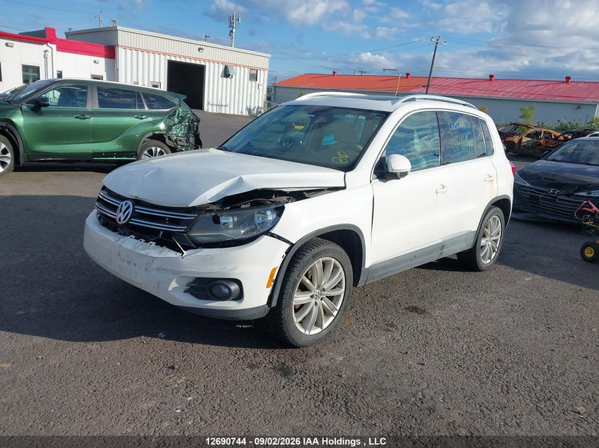 Vin: wvgbv7axxcw573161, lot: 3095575, volkswagen tiguan 20122