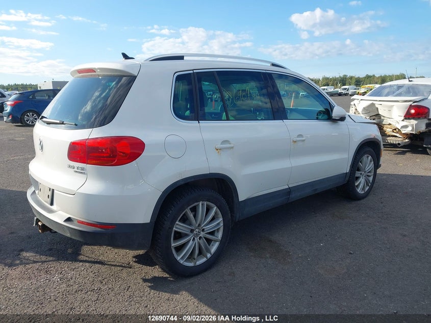 Vin: wvgbv7axxcw573161, lot: 3095575, volkswagen tiguan 20124