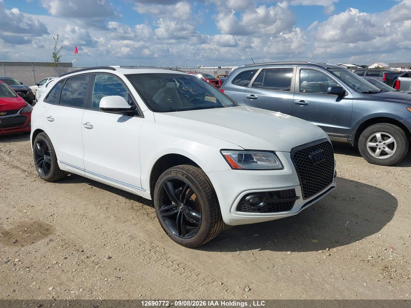 2017 Audi Q5 2.0T Komfort, Левый зад, IAAI, VIN WA1C2AFP0HA020248