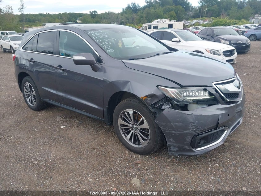 2017 Acura Rdx Elite, Удар спереди, IAAI, VIN 5J8TB4H7XHL805192