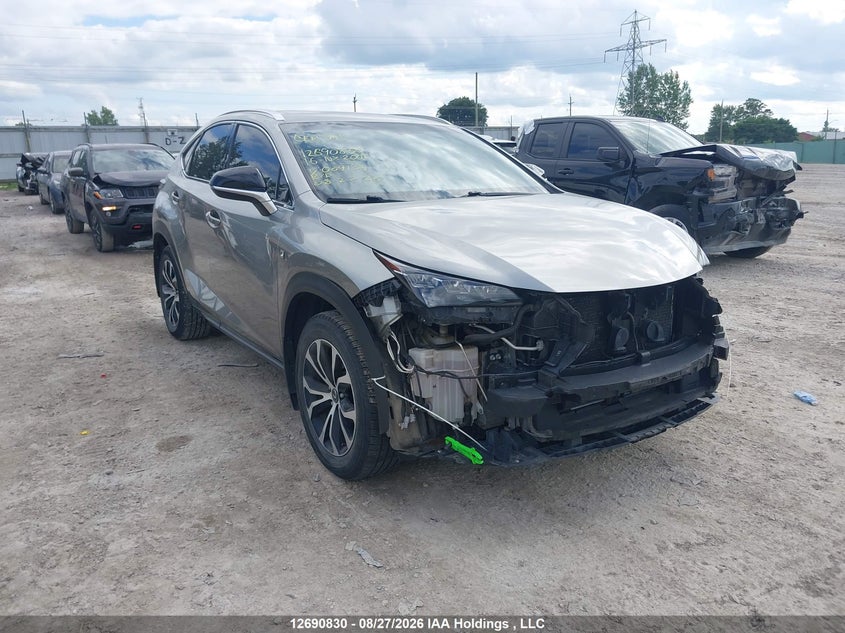 2016 Lexus Nx 200T/Base/F Sport, Удар спереди, IAAI, VIN JTJBARBZXG2069134