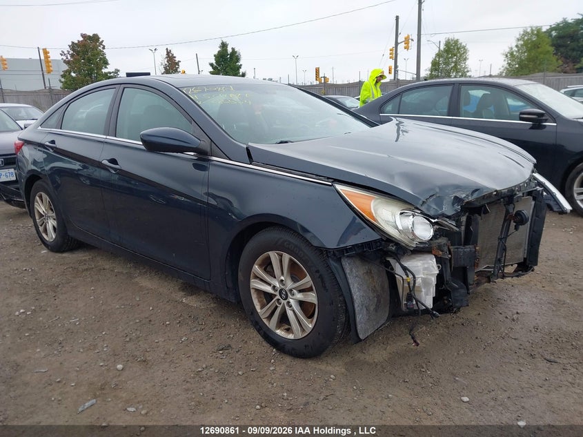 2011 Hyundai Sonata Gls, Удар спереду, IAAI, VIN 5NPEB4AC4BH286554
