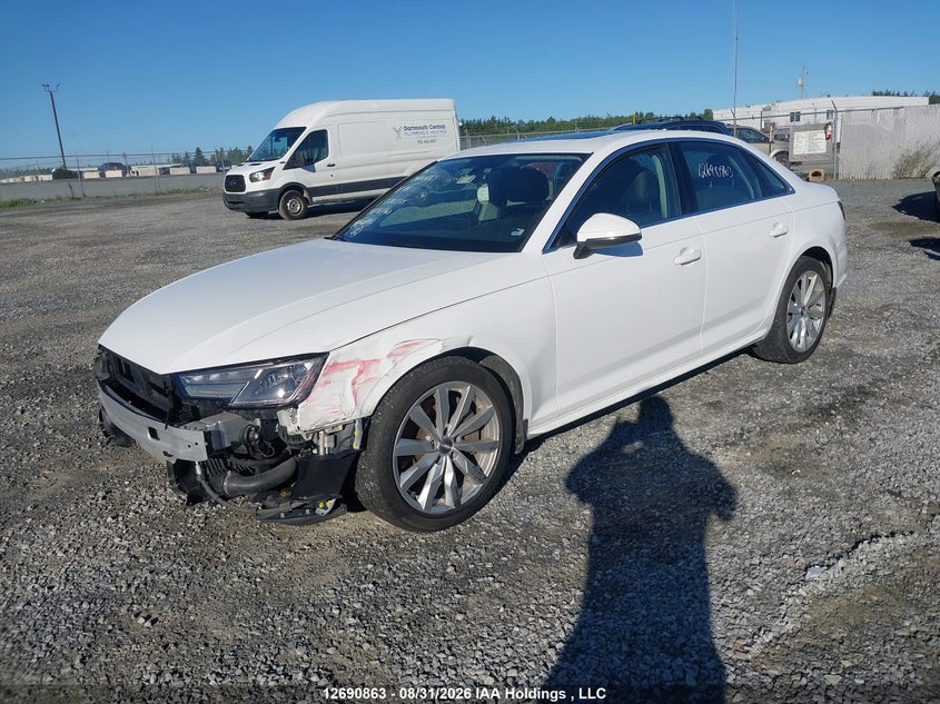 2018 Audi A4, Удар спереди, IAAI, VIN WAUANAF40JN000345 — фото 2