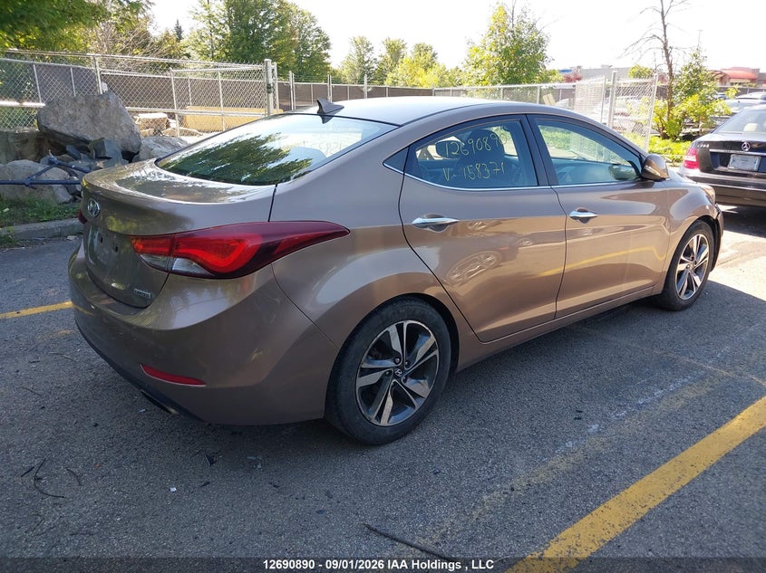 Vin: kmhdh4ah9eu158371, lot: 3095724, hyundai elantra 20144