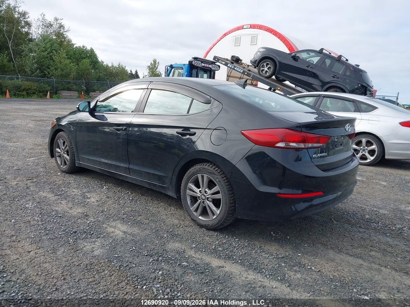 Vin: kmhd84lfxhu086855, lot: 3095755, hyundai elantra gl 20173