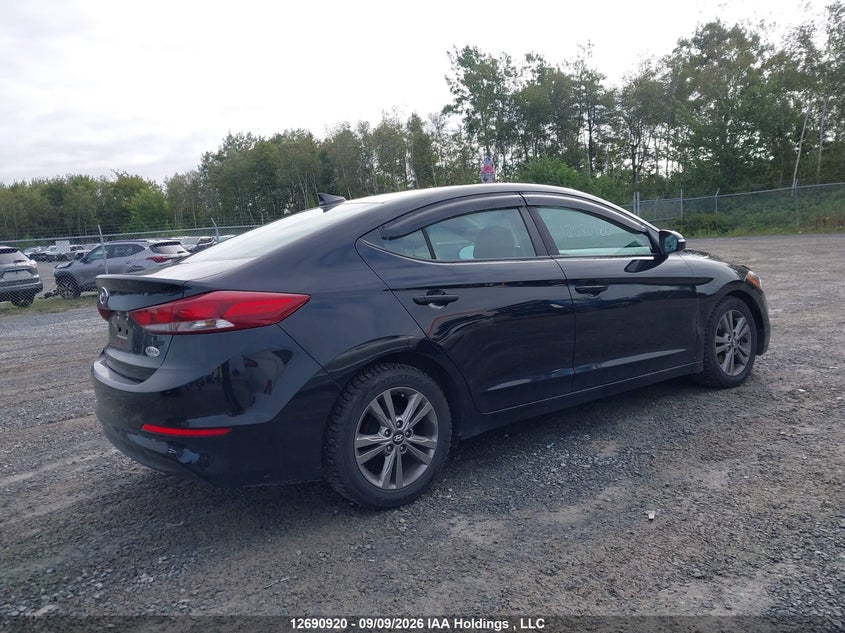 Vin: kmhd84lfxhu086855, lot: 3095755, hyundai elantra gl 20174