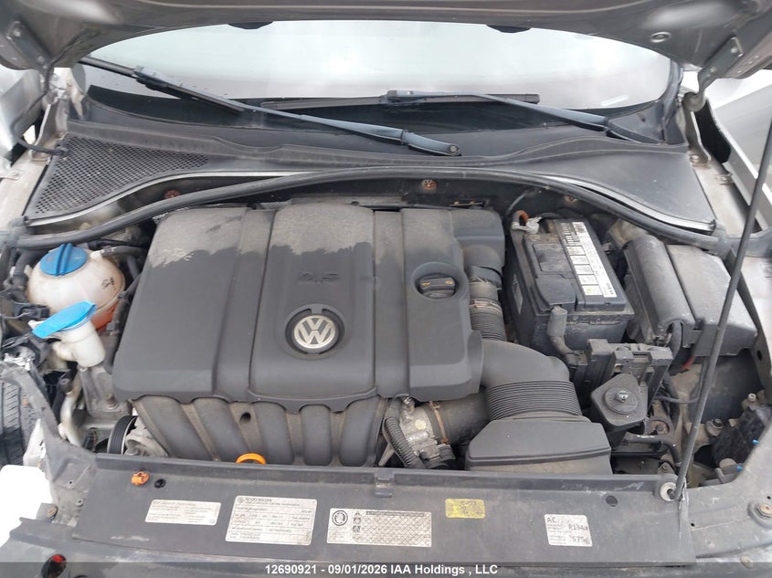 2012 VOLKSWAGEN PASSAT SEDAN 2.5L I-5 DOHC, VVT, REGULAR , 170HP