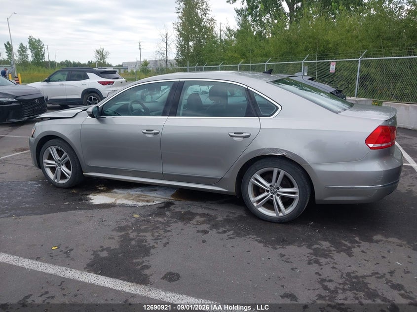 2012 VOLKSWAGEN PASSAT SEDAN 2.5L I-5 DOHC, VVT, REGULAR , 170HP