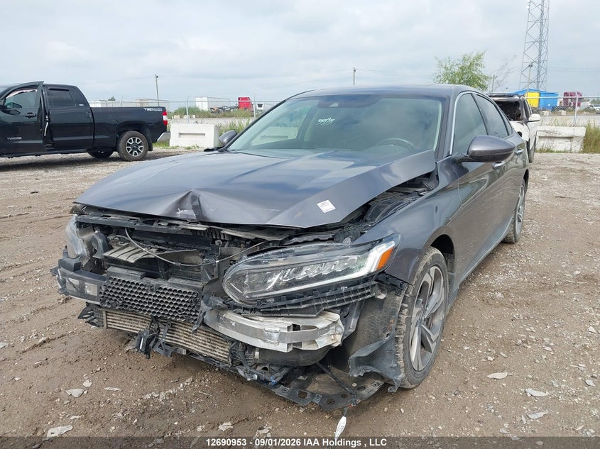 2020 Honda Accord Ex-L 1.5T, Front, IAAI, VIN 1HGCV1F53LA800444 — photo 2