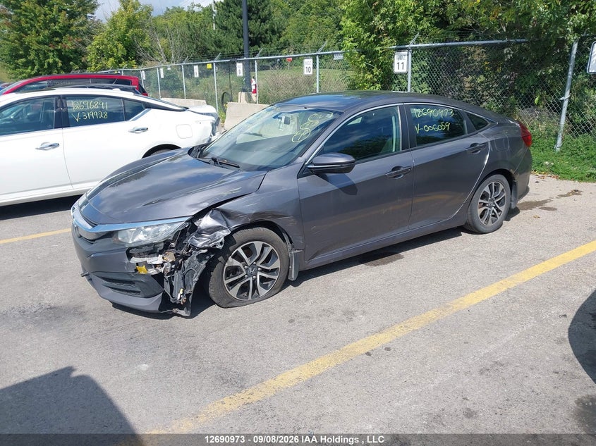 Vin: 2hgfc2f57gh006059, lot: 3095808, honda civic lx 20162