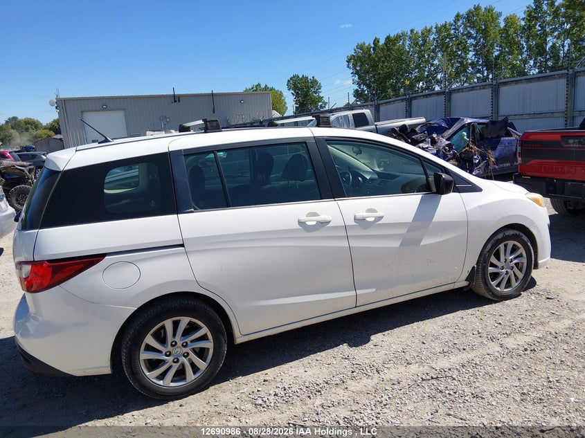 2012 MAZDA 5 HATCHBACK 2.5L I-4 DOHC, VVT, REGULAR , 157HP