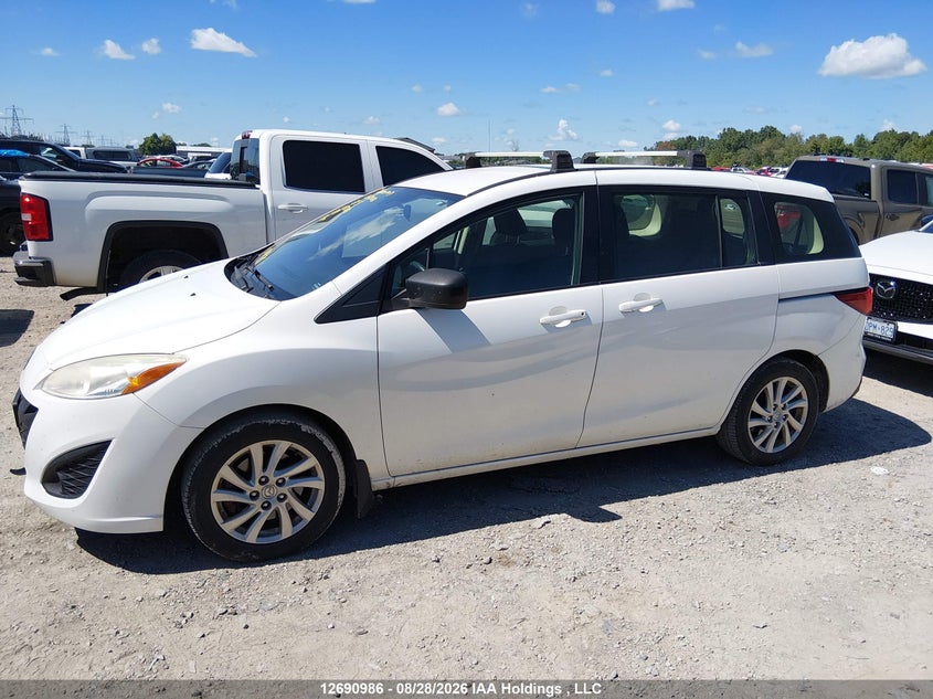 2012 MAZDA 5 HATCHBACK 2.5L I-4 DOHC, VVT, REGULAR , 157HP