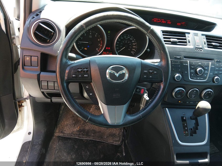 2012 MAZDA 5 HATCHBACK 2.5L I-4 DOHC, VVT, REGULAR , 157HP
