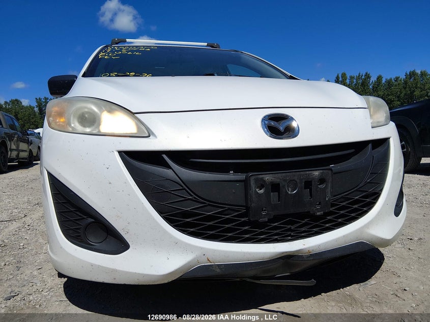 2012 MAZDA 5 HATCHBACK 2.5L I-4 DOHC, VVT, REGULAR , 157HP