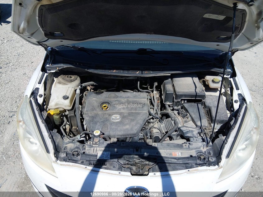 2012 MAZDA 5 HATCHBACK 2.5L I-4 DOHC, VVT, REGULAR , 157HP