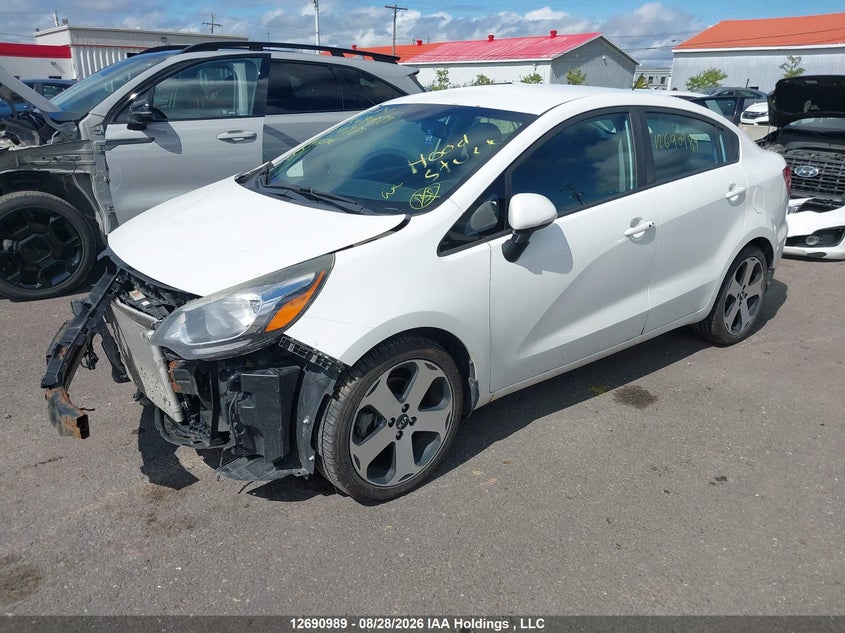 2017 Kia Rio, Удар спереди, IAAI, VIN KNADN4A30H6111883 — фото 2