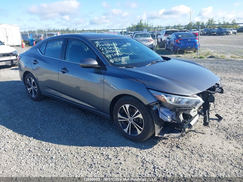 2022 Nissan Sentra VIN 3N1AB8CVXNY293636