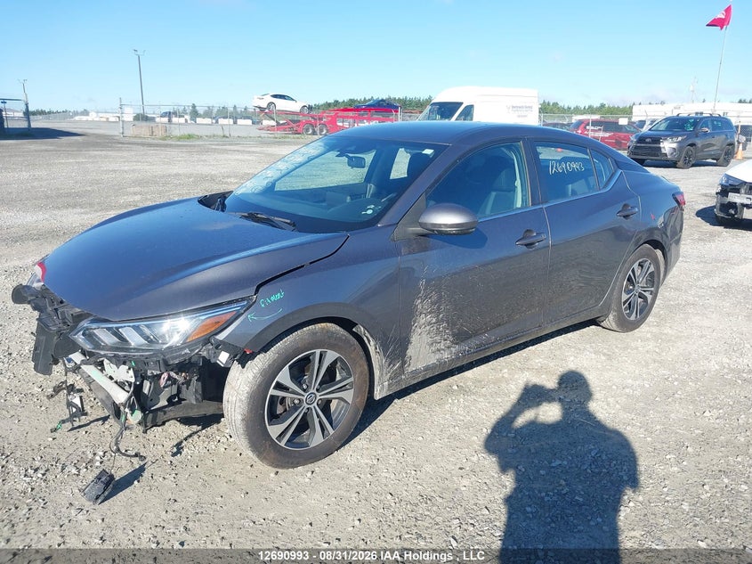 Vin: 3n1ab8cvxny293636, lot: 3095829, nissan sentra sv 20222