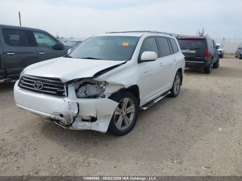 2008 Toyota Highlander, Био/химия, IAAI, VIN JTEES43A582061593 — фото 2