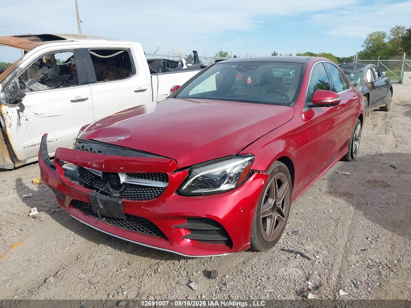 Vin: w1kwf8eb2mr622494, lot: 3095843, mercedes-benz c 300 4matic 20212