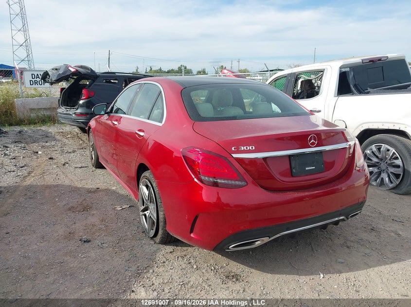 Vin: w1kwf8eb2mr622494, lot: 3095843, mercedes-benz c 300 4matic 20213