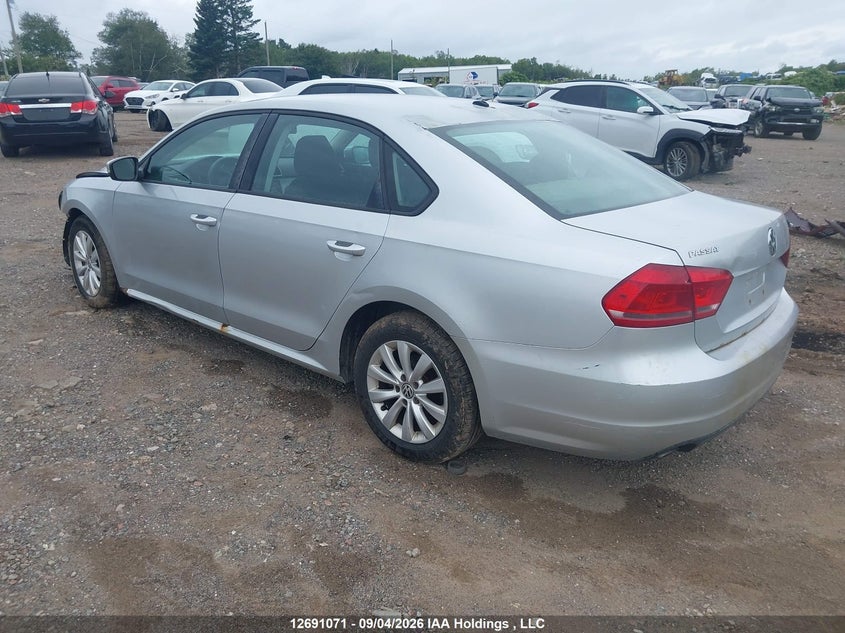 Vin: 1vwah7a33dc004138, lot: 3095908, volkswagen passat s 20133