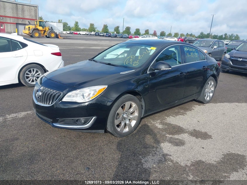 2017 Buick Regal, Правый бок, IAAI, VIN 2G4GP5EX4H9183221 — фото 2