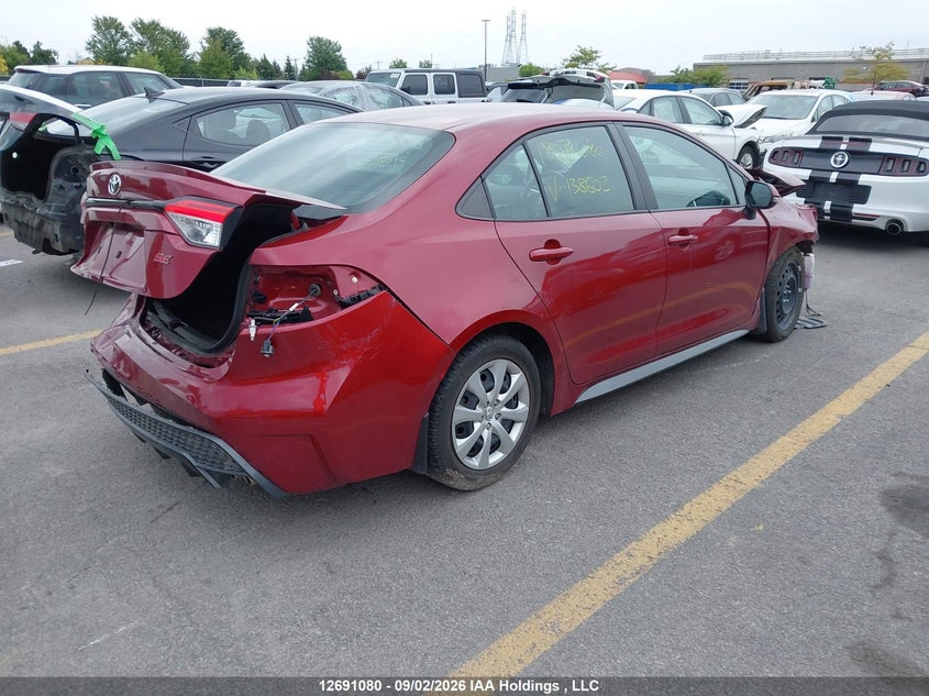 Vin: 5yfb4mbe0np138602, lot: 3095917, toyota corolla se 20224