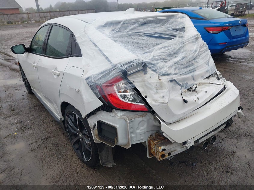 Vin: shhfk7h95lu301710, lot: 3095967, honda civic sport touring 20203