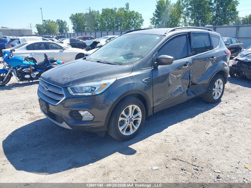 2019 Ford Escape, Левый бок, IAAI, VIN 1FMCU9HD9KUB16365 — фото 2