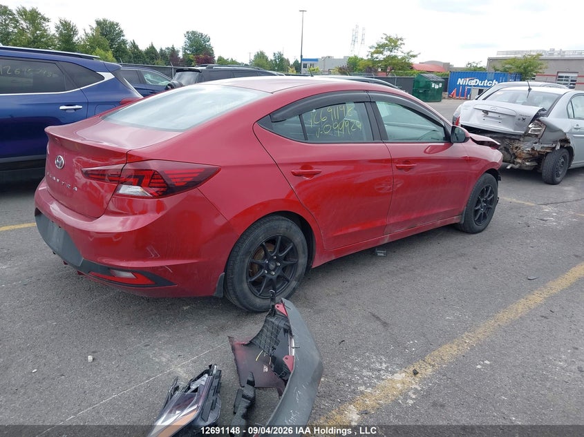 Vin: kmhd74lf8lu099924, lot: 3095986, hyundai elantra essential auto ivt 20204